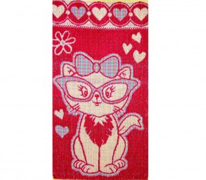 Махровое полотенце Влюбленная киска 3926