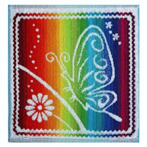 Махровая салфетка Бабочка 3670