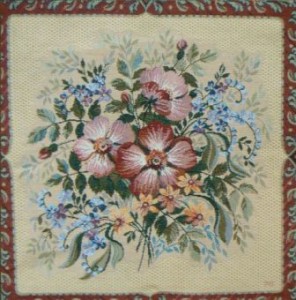 Наволочка декоративная гобелен с окантовкой