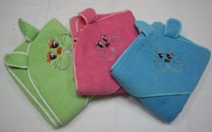 Уголок детский 100*100 с вышивкой с длинными ушками (5шт) ЮП 455-478 руб.