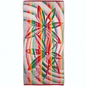 Махровое полотенце Люпины 2219