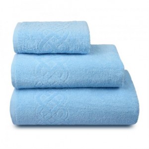 Махровое полотенце ПЛ Plait Голубой (131)