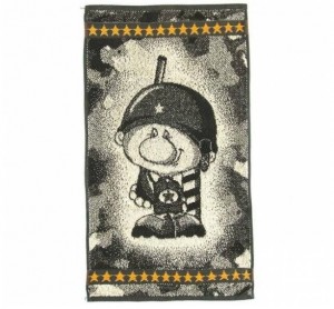 Махровое полотенце Камуфляж пограничник 4389