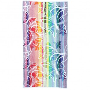 Махровое полотенце Бабочки 3972