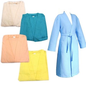 Халат ВАФЕЛЬНЫЙ ЦВЕТНОЙ  Глобус