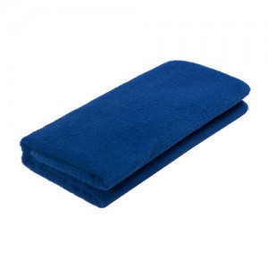 Махровое полотенце однотонное без бордюра