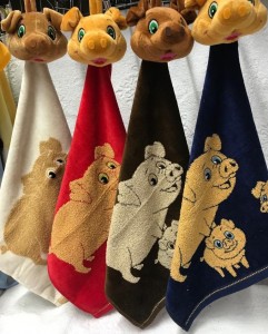 Салфетка Хрюша с головой СИМВОЛ ГОДА КЛ Салфетка Хрюша с головой СИМВОЛ ГОДА КЛ