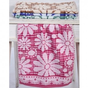 Ромашка ткань махра  КЛ